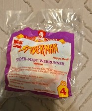 McDonald's Spider-man Spiderman Webrunner 4 Happy Meal Toy NEW