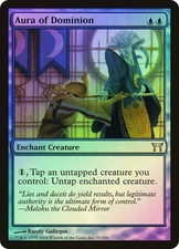 Champions of Kamigawa  MTG  Foil  Aura of Dominion  Magic