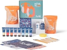Sculpd Pottery Starter Kit - Complete Air Dry Clay + Painting Beginner Set for 