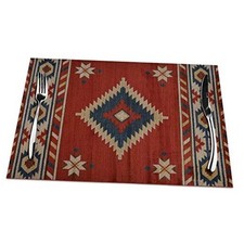 American Placemats Set of 4, Southwest Chevron Placemats Heat Resistant for