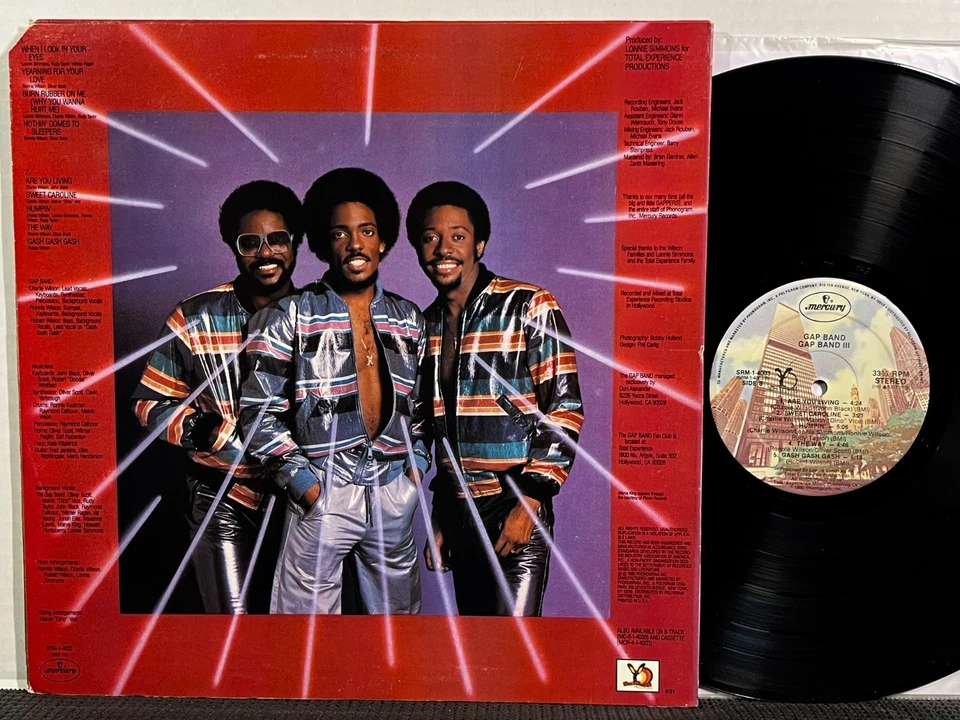 THE GAP BAND III LP MERCURY 5RM 1-4033 STEREO 1980 Soul Funk Disco Boogie Foto 4 de 4