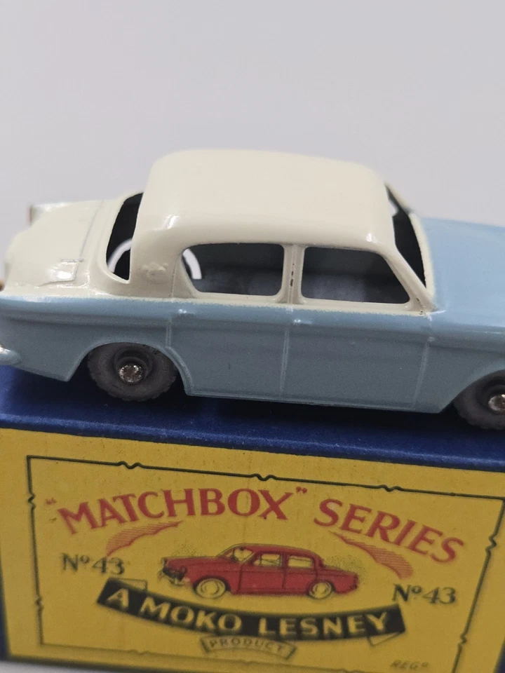 Vintage Matchbox Lesney Hillman Minx #43 With The Original Box Excellent... - Image 3 of 4