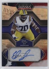 2022 Mania American Football Rainbow Board Independence /15 Ed Ingram Auto uk2