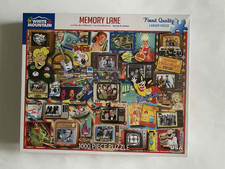 White Mountain " MEMORY LANE " 1593 Jigsaw Puzzle 1000pc Retro 24x30" LARGER NEW