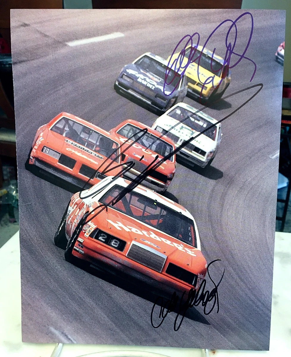 Dale Earnhardt Sr Autograph Indiana Nascar Autographed Photos for