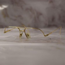 Cartier Half Rim Aviator Y2K Archive Retro Eyeglasses Frames Vintage Style Used