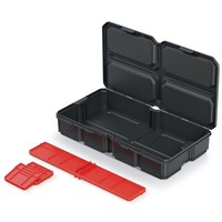 Werkzeugkiste Werkzeug Organizer Werkzeugkaste 3 FäCher 285X158X57Mm Schwarz