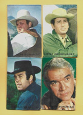 4 Late 1960's Victoria Chocolates #68-71 BONANZA Cast Landon/Greene/Blocker/Robe