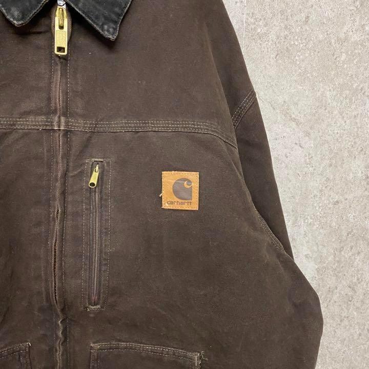 ジャケット・アウター 90's Carhartt made in Mexico Carhartt Southwest JB1065 Work Jacket Duck Khaki 90s USA