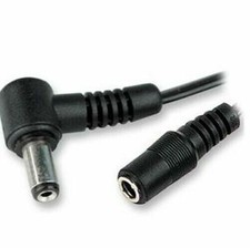 10m Quallity 2.1mm Socket to Right Angle 90 Degree DC Power Extension Lead Cable