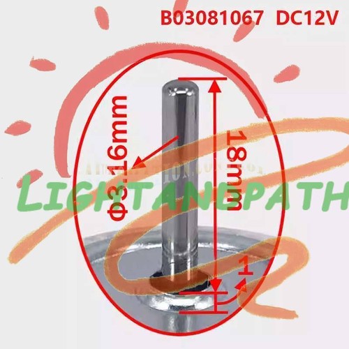 1PCS New Refrigerator Fan Motor Electric Machine ZWF-30-3 B03081067 12V~ - Afbeelding 2 van 2