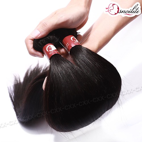 40-80cm Echthaartresse Echthaar Extensions Haarverlängerung Weft Tressen Dick DE - Bild 17 von 25
