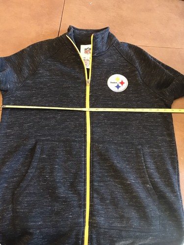 Pittsburgh Steelers NFL G lll Unisex Fleece Lined Zip Up Sweatshirt Sz M New - Picture 6 of 11