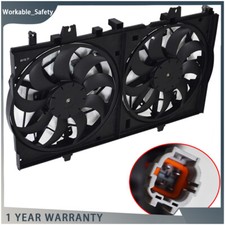For Nissan Rogue 2.5L 2014 2015 2016-2020 Radiator AC Condenser Cooling Fan