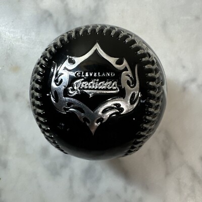 Baseball Cleveland Indians Rawlings édition limitée noir argent 2007 RARE