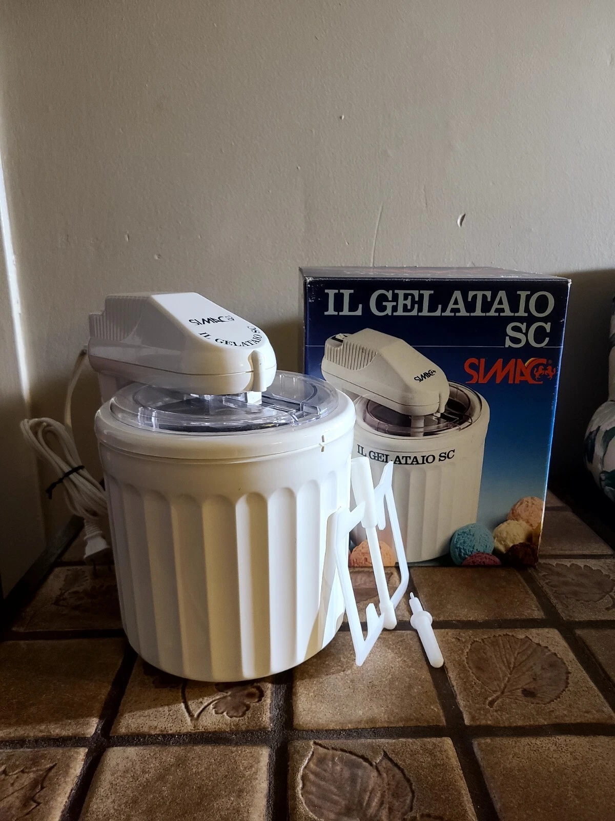 Authentic Il Gelataio SC SIMAC Ice Cream And Sorbet Maker Complete In Box -READ!