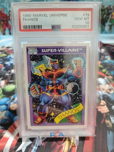 1990 Impel Marvel Universe Thanos #79 PSA 10