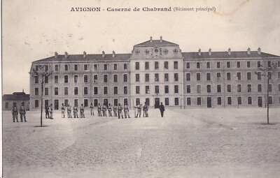 Old postcard postcard AVIGNON VAUCLUSE barracks of CHABRAND stamp 1908