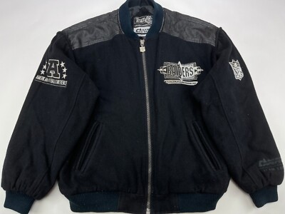 Los Angeles Raiders ジャケット Men's Black Los Angeles Raiders Gridiron Classics Authentic