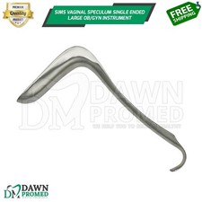 Sims Vaginal Speculum Large Single Ended OB/GYN Surgical Instrument German Grade