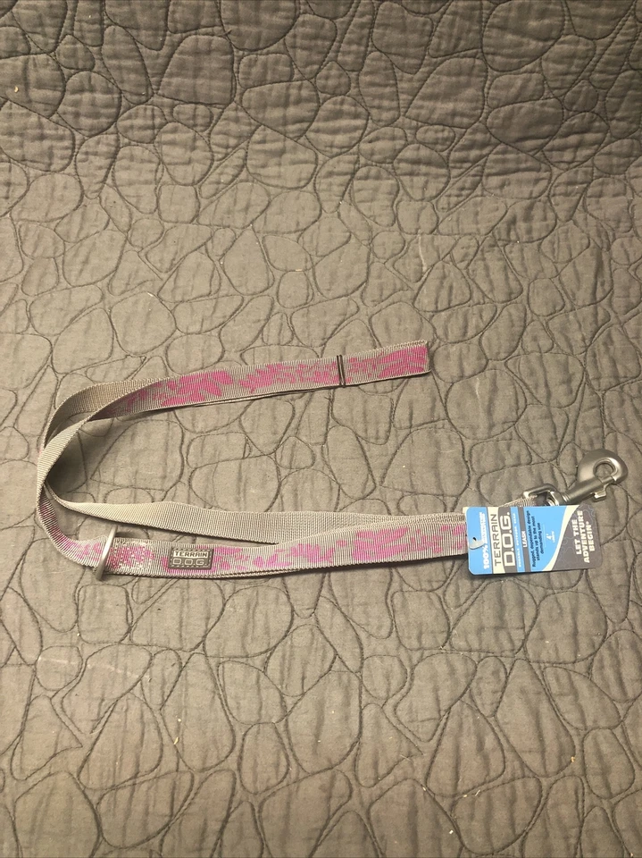 Correa Terreno 4 pies' Gris con Patrón Floral Rosa -3/4" AMPLIO~48"-ENVÍO GRATUITO Foto 4 de 4