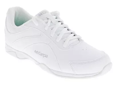 Women s Kaepa CheerUp Size 6.5 White Cheerleading Shoes Sneakers 6336