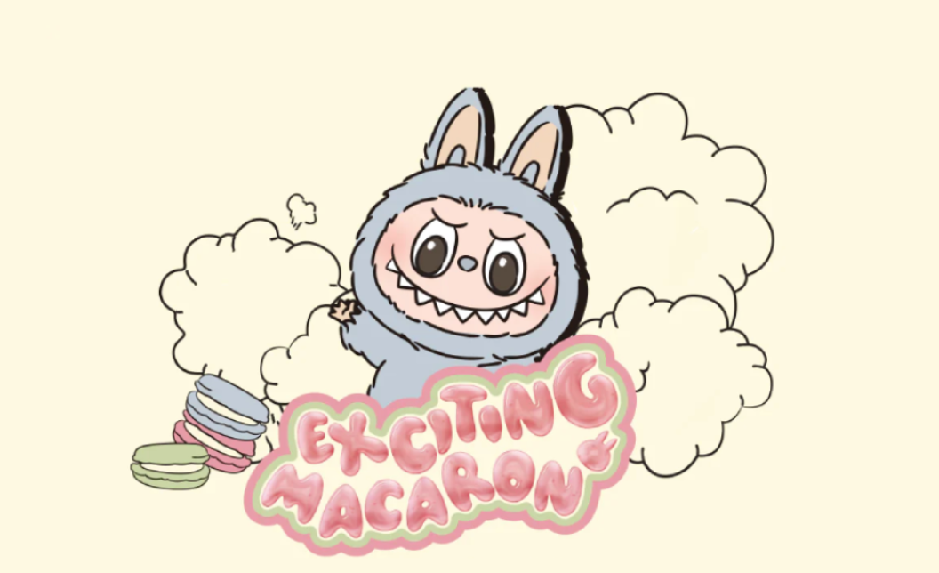 Doll The Monsters Exciting Macaron Pendant Plush Bag POP MART LABUBU New