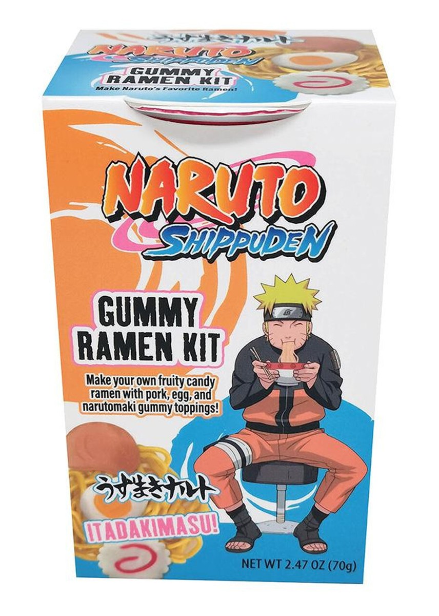 Naruto Shippuden Anime Itadakimasu! Gummy Ramen Kit One Serving