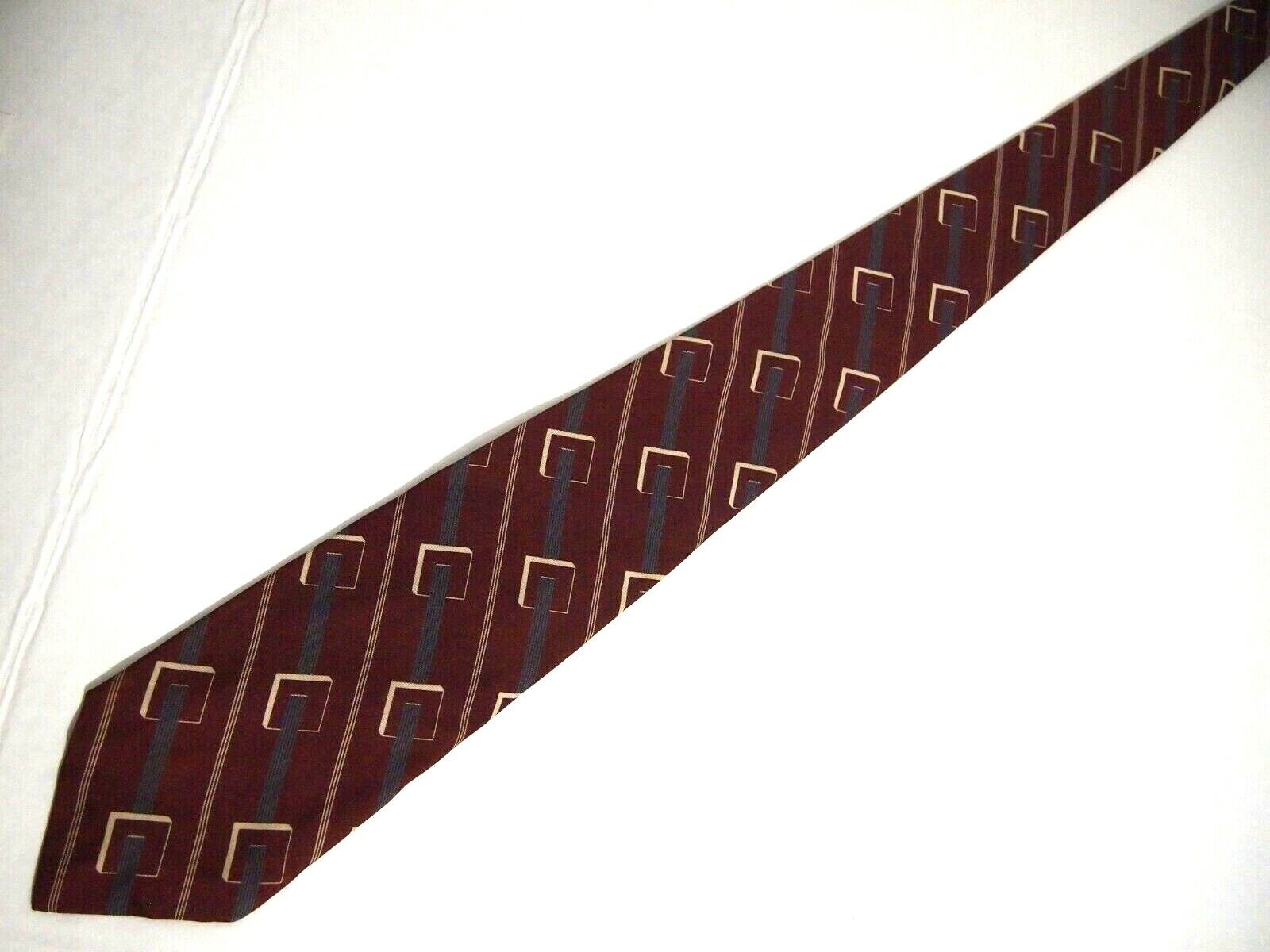 Polo Ralph Lauren Mens Necktie Tie Burgundy Red G… - image 2