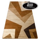 Modern schön Retro weich Teppich "ROYAL" G2095 Geometrisch vintage beige / braun