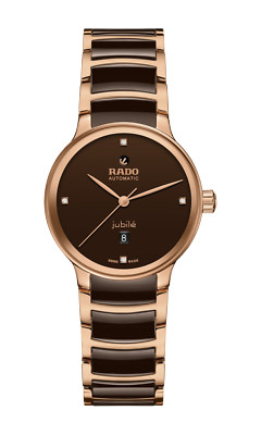 Rado Centrix Automatic Diamonds Stainless Steel Brown Dial Women Watch R30019712
