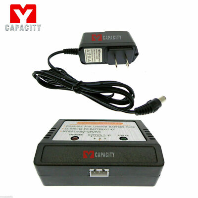 7.4V Power Adapter and Balance Charger for MJX Bugs 2 3 6 B3 B6 B2W F100