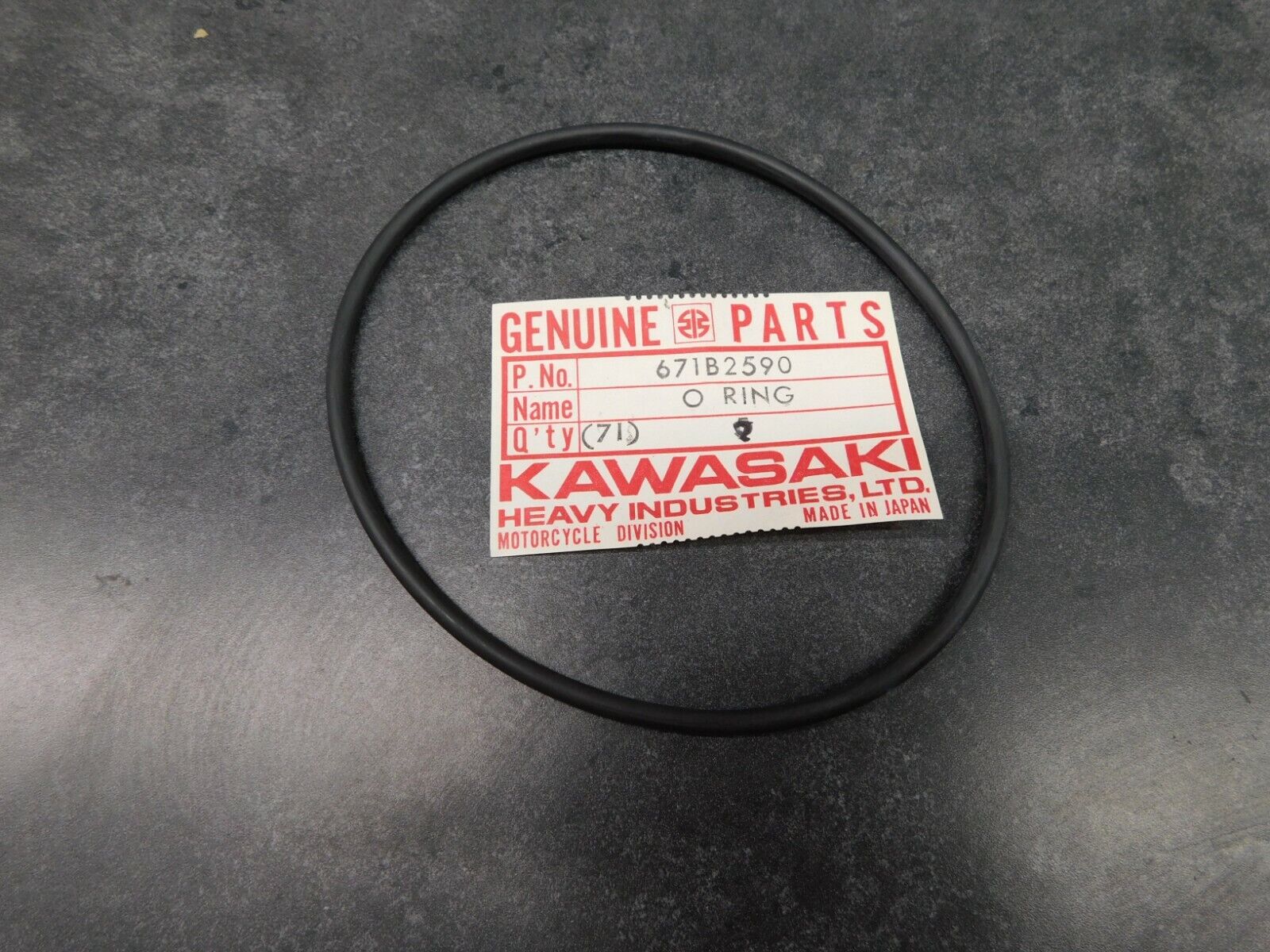 Kawasaki NOS O Ring 90mm EL EX KZ ZG ZL ZN ZR ZX 671B2590 2330