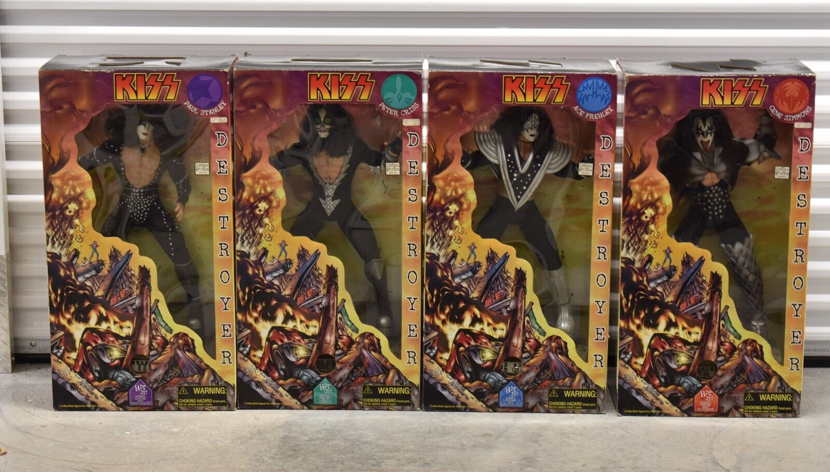 KISS 1998 デストロイヤー 限定 24インチ フィギュア Set of All 4 ~ KISS 1998 Destroyer Limited Edition 24
