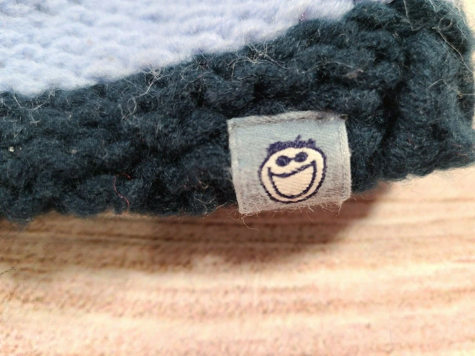 Gorro tejido Life Is Good Kids juvenil azul beige tostado  Foto 3 de 4