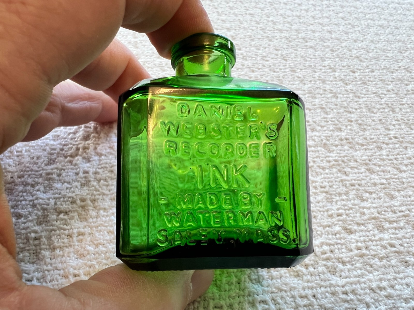 Recorder Ink Emerald Inkwell Daniel Webster Recorder Ink w/ Eagle & Stars ~ by ...