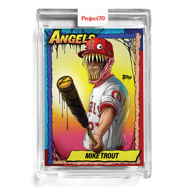 TOPPS PROJECT 70 #79 Mike Trout by Alex Pardee 🔥 In Hand SHIPS TODAY!