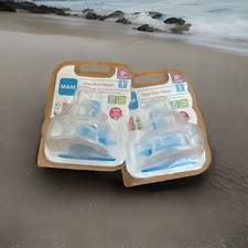 MAM Bottle Nipples Extra Slow Flow Nipple Size 0 for Newborn Babies and Olde...