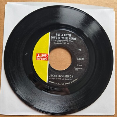 JACKIE DESHANNON Put A Little Love In Your Heart POP 45 7'' Record Vinyl Records