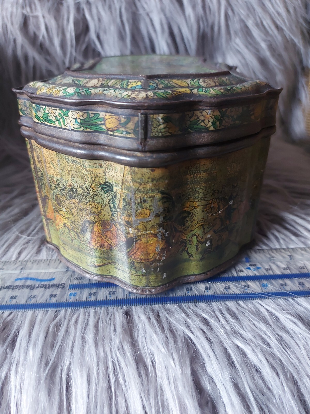 Ancient Antique Tin Box eBay