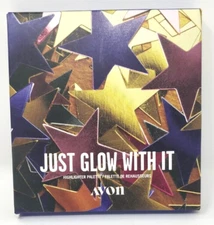 Avon Just Glow With It Highlighter Palette 12 g 0.42 oz New Old Stock 4 Shades!!