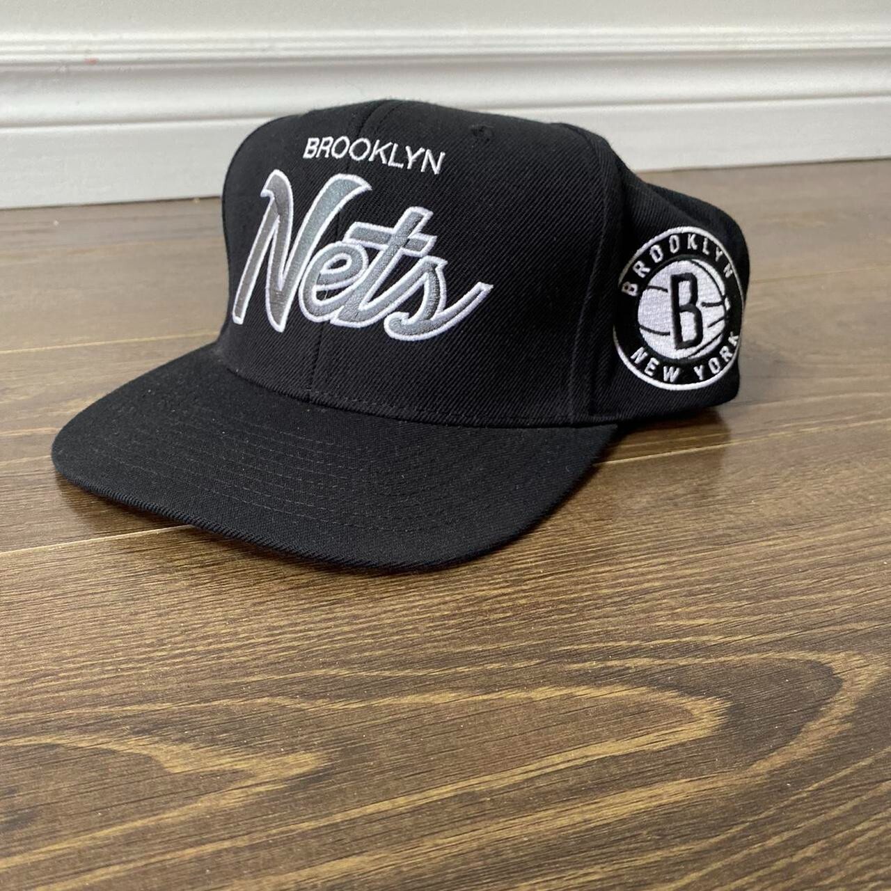 Mitchell and Ness Brooklyn Nets side patch snapba… - image 1