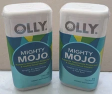 Lot of 2 - Olly Mighty Mojo Resveratrol Pine Bark 30 Capsules Exp 11/2025