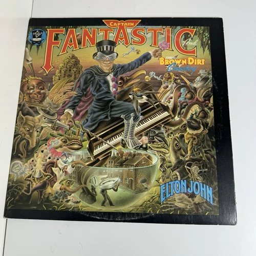 Elton John Captain Fantastic And The Brown Dirt Cowboy LP MCA-2142 1975 Poster
