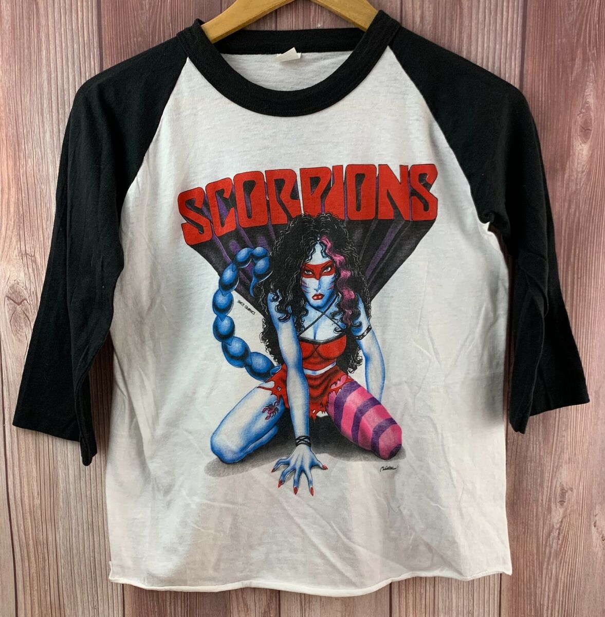 Scorpions 80s Promo Deadstock Vintage Concert Tour T Shirt Scorpions 80s Promo Deadstock Vintage Concert Tour T Shirt