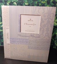 Vtg Hallmark HONEYMOON MEMORIES scrapbook Photo Album AR1039 3 pocket pages NEW