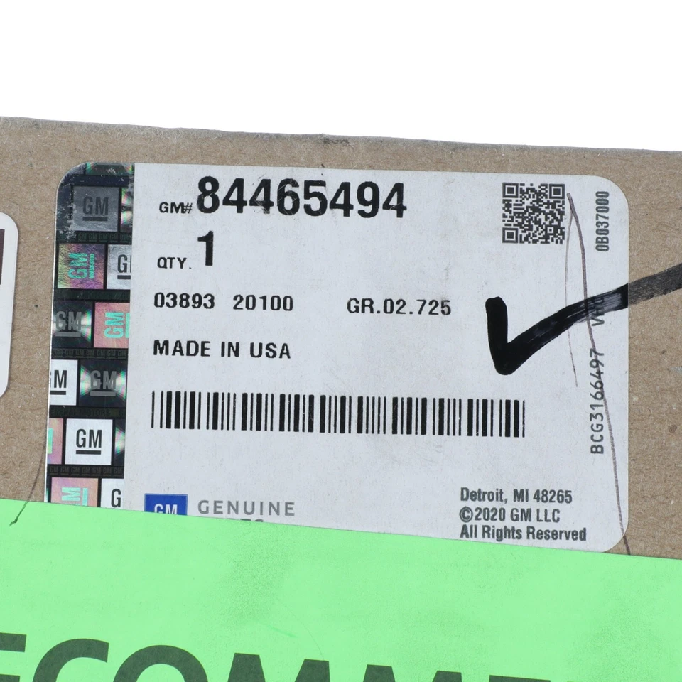 Комплект подлинных противотуманных фар GM 2016-2019 GMC Canyon SL SL SLT Base Denali V6 84465494 - Изображение 3 из 4