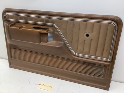 OEM FORD 1973-1979 TRUCK 1978-1979 BRONCO LEFT DRIVERS SIDE  DOOR PANEL - BROWN - Picture 1 of 16