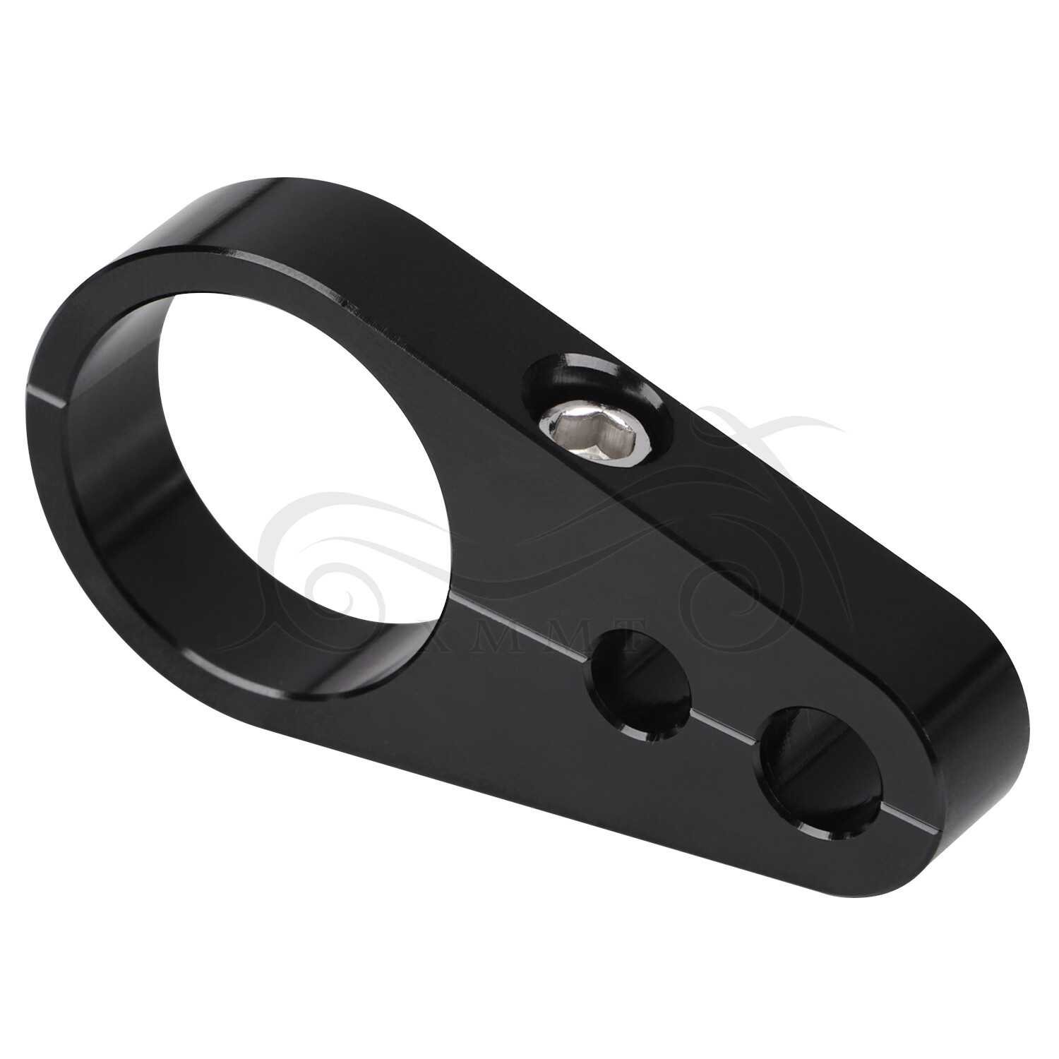 Black 1 1/4" Frame Handlebar Cable Clamp Clutch Brake For Harley Dyna Road King eBay