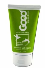 Good Clean Love Almost Naked Water Based Personal Lubricant Organic 4 Oz 2 Pack